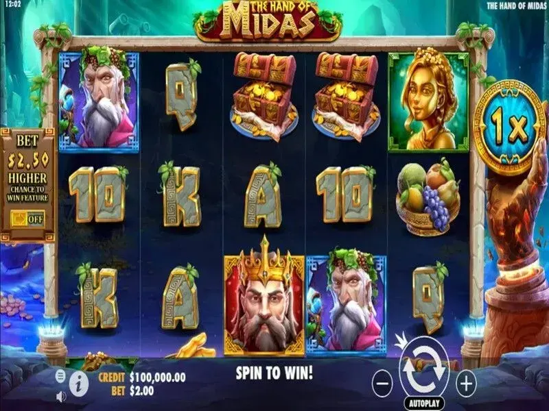 The Hand of Midas slot van Pragmatic Play